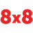 8x8 logo