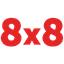 8x8 logo