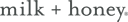 Milk & Honey logo