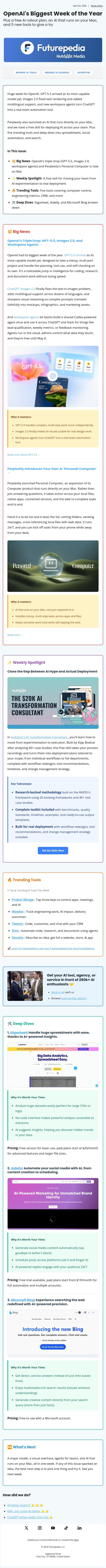 Three HUGE ChatGPT updates just landed email from 未来百科 screenshot