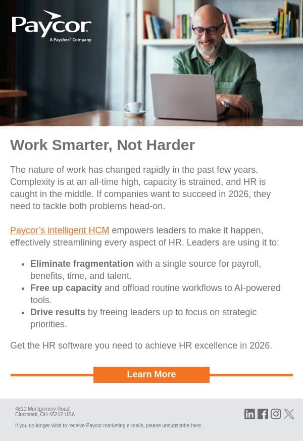 The Quick Fix for HR’s Complexity vs. Capacity Problem email from 7Geese screenshot