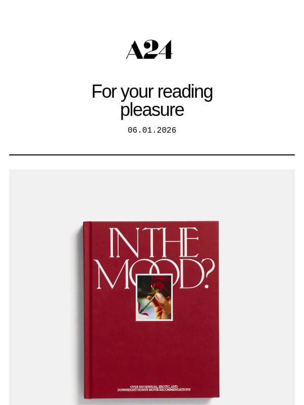 For your reading pleasure email from A24