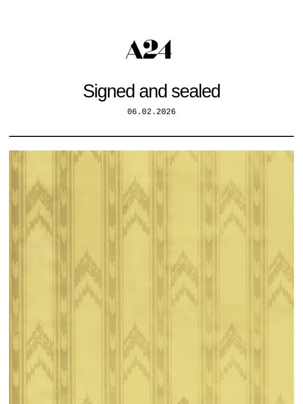 Win Signed Backrooms Wallpaper email from A24