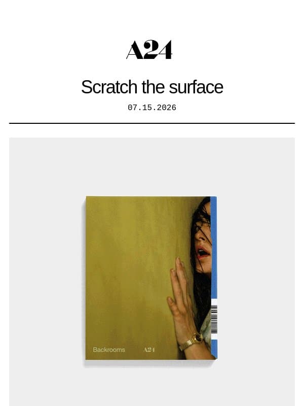 Keep going, it only gets better email from A24