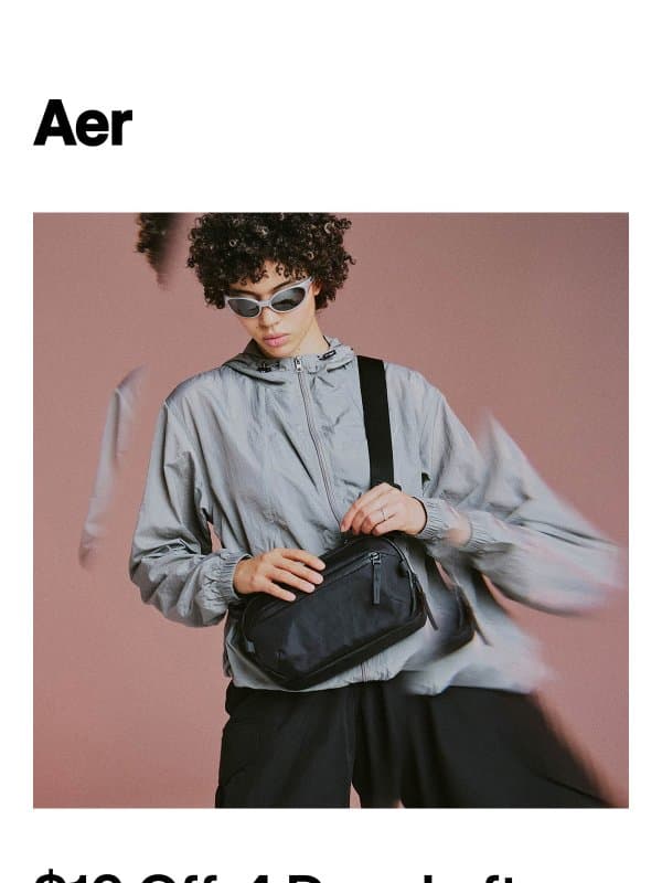$10 Off, Four Days Left email from Aer