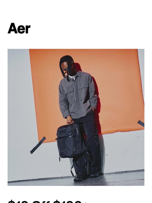 Take $10 Off Your Next Order email from Aer