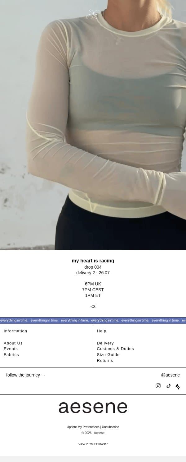 drop 004. delivery 2 - 26.07 email from Aesene screenshot