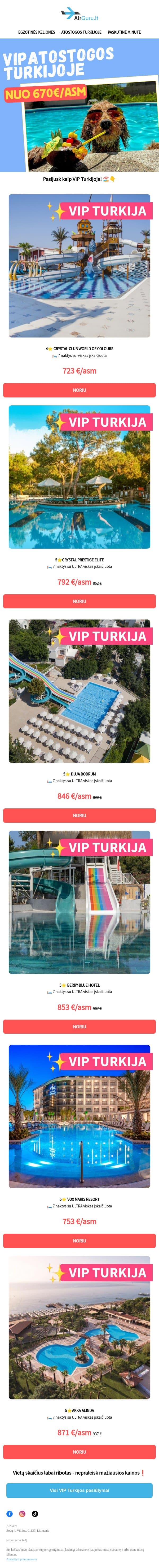 Pasijusk VIP 👑 email from AirGuru screenshot