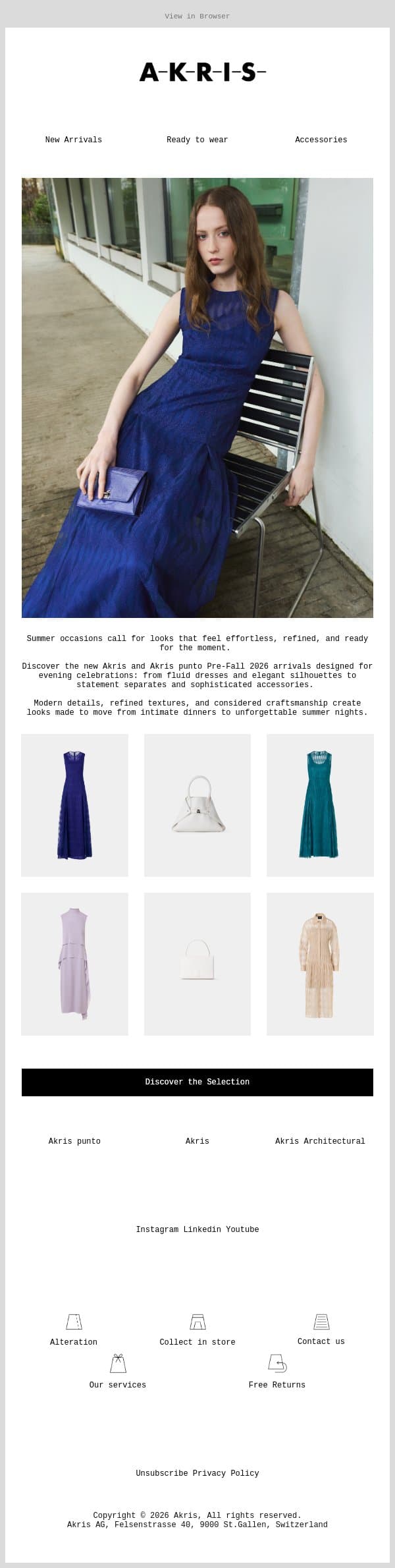 Party Edit: RSVP Ready email from Akris screenshot