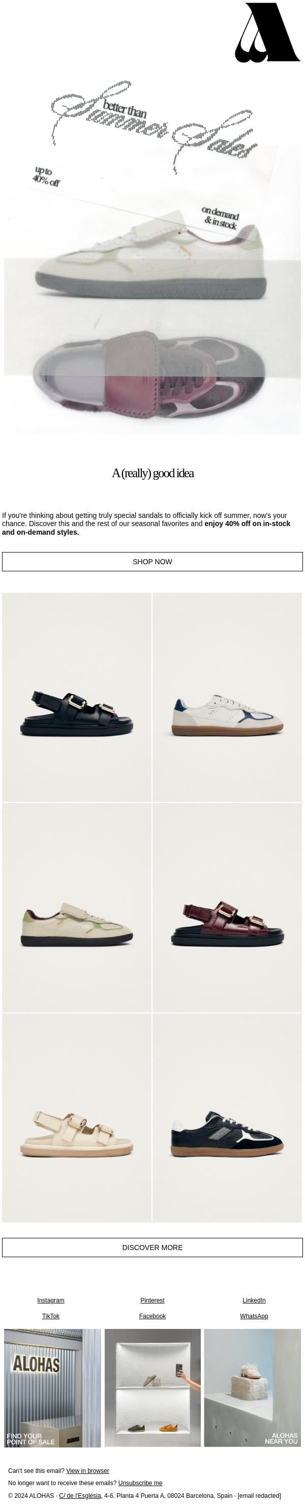 Yes, these pairs would look great on you email from ALOHAS screenshot