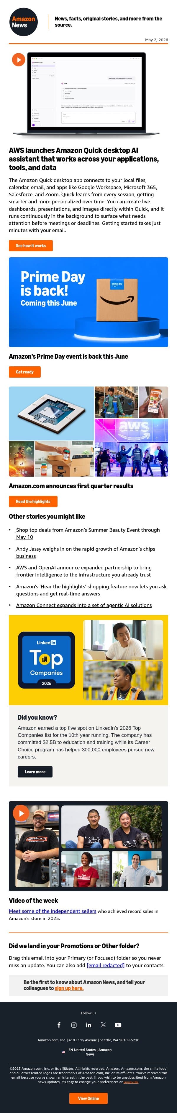Prime Day is back this June email from Amazon screenshot