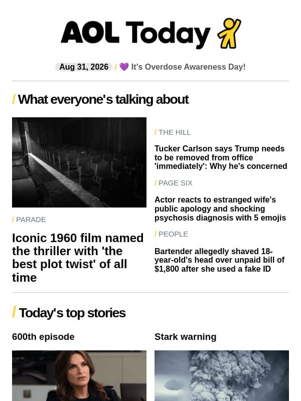 McDonald's fave returns; Ken Jennings admits lie; rare mixed triplets email from AOL