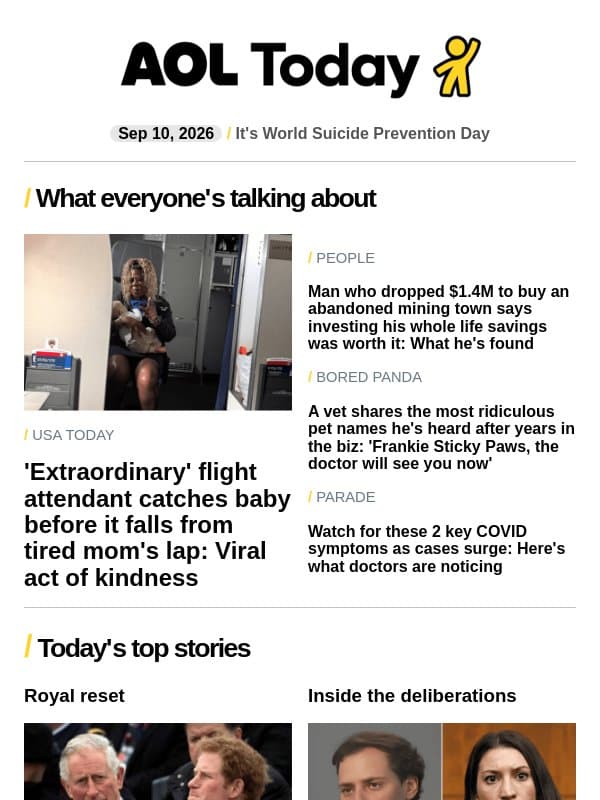 Micky Dolenz's sad confession; banana warning; Harry Styles' 9/11 snafu email from AOL