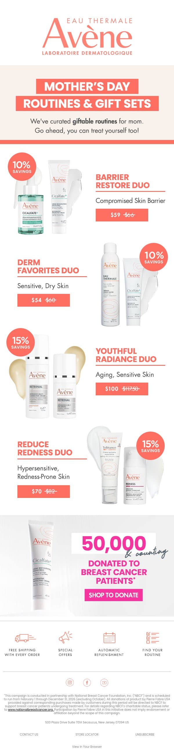 Best-Selling Bundles for Mom 💌 email from Avène screenshot