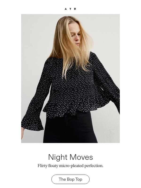 TAKE HER DANCING email from AYR