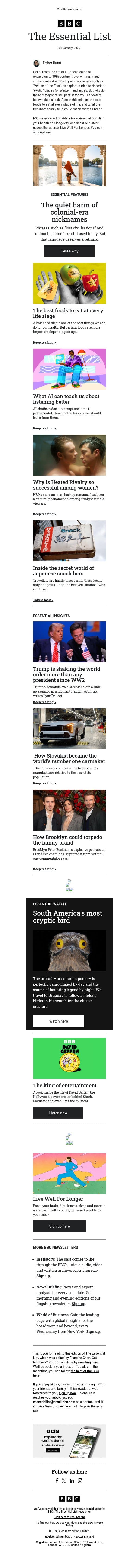 The problem with 'Venice of the East' email from BBC screenshot