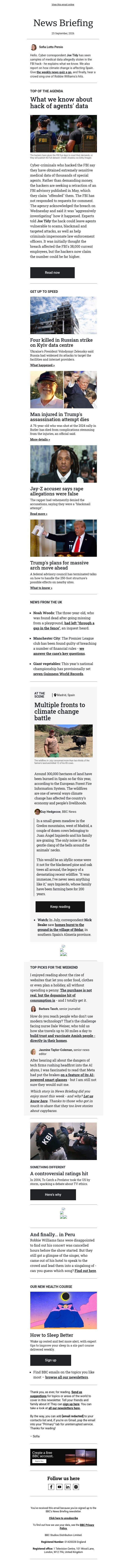 Why cyber-criminals hacked the FBI email from BBC screenshot
