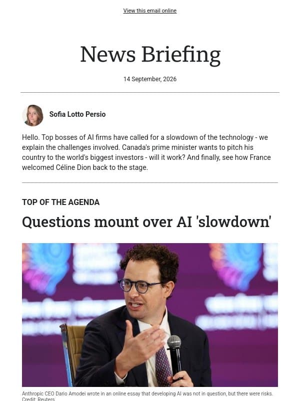 The AI storm email from BBC