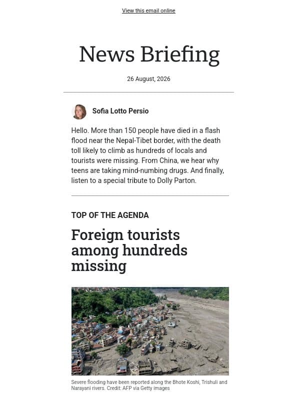 What we know about deadly Nepal flash flood email from BBC