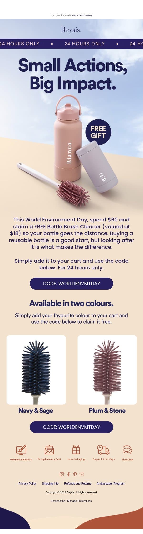 Your FREE Gift inside 🎁 email from Beysis screenshot
