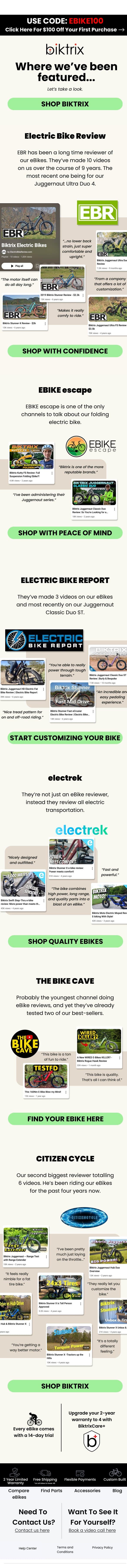YouTubers Loves Us email from Biktrix screenshot
