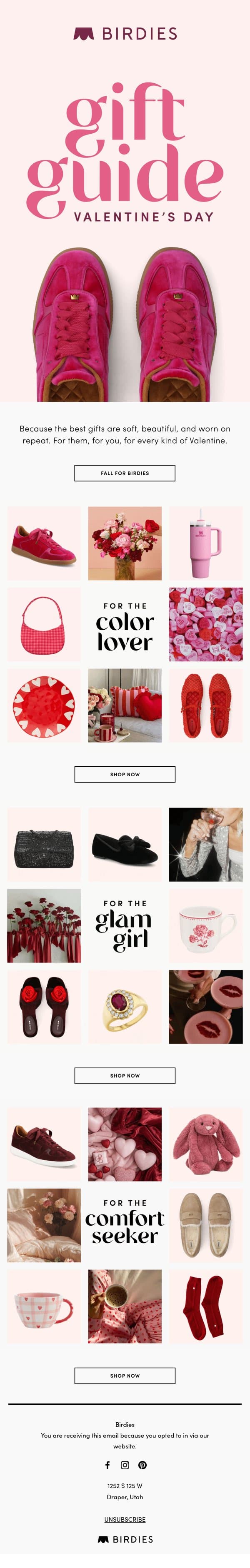 No, You Don't Have to Settle for a Card 💕 email from Birdies screenshot