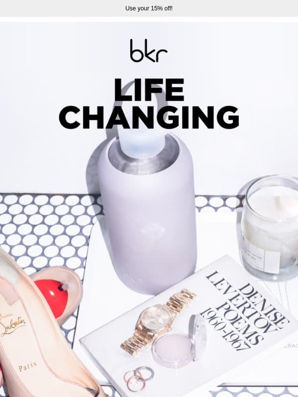 When we tell you bkr will change your life. email from bkr