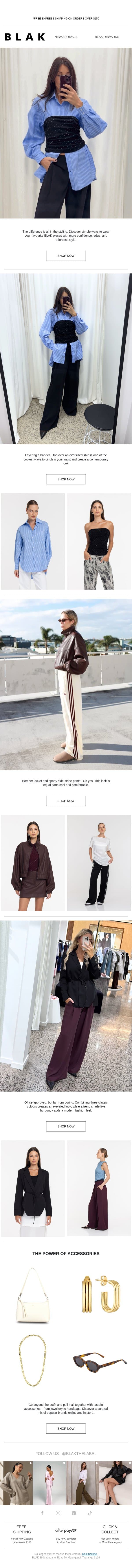 How To Wear It With Style ✔️ email from Blak screenshot