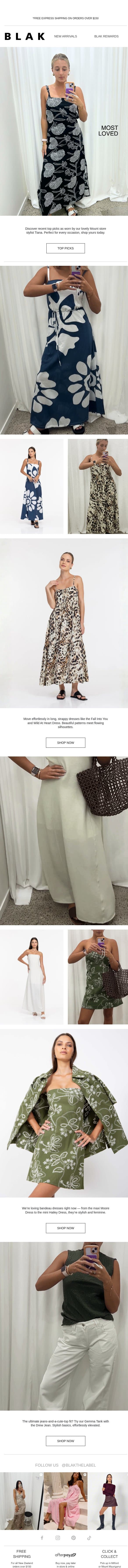 Top Picks For Every Occasion ✔️ email from Blak screenshot