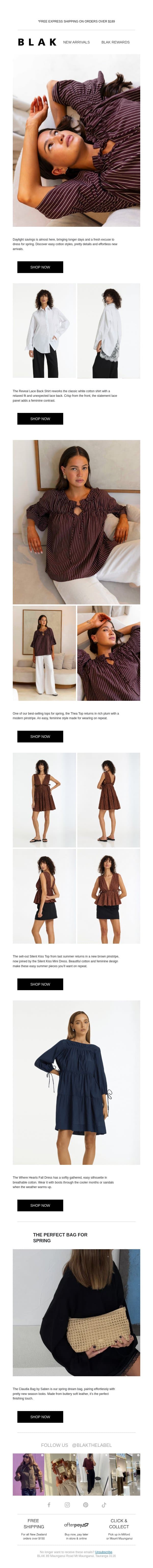 Pretty New Arrivals ✔️ email from Blak screenshot