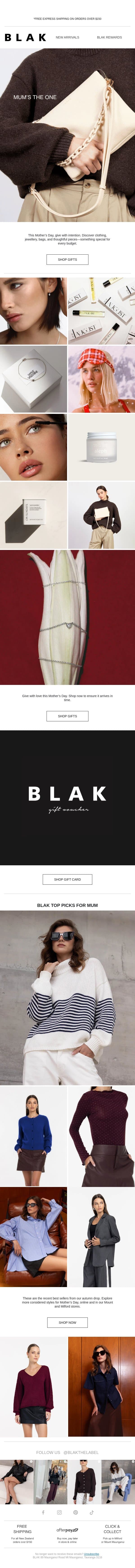 For Mum, With Love 🎁 email from Blak screenshot