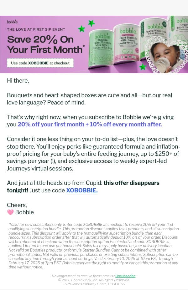 This is your final love note, friend email from Bobbie screenshot