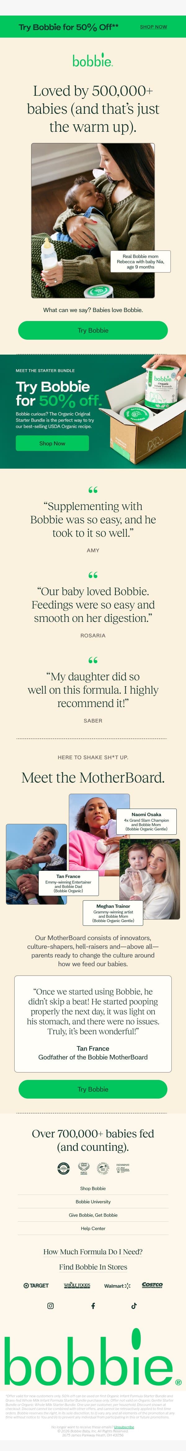 See what these folks had to say about us. email from Bobbie screenshot