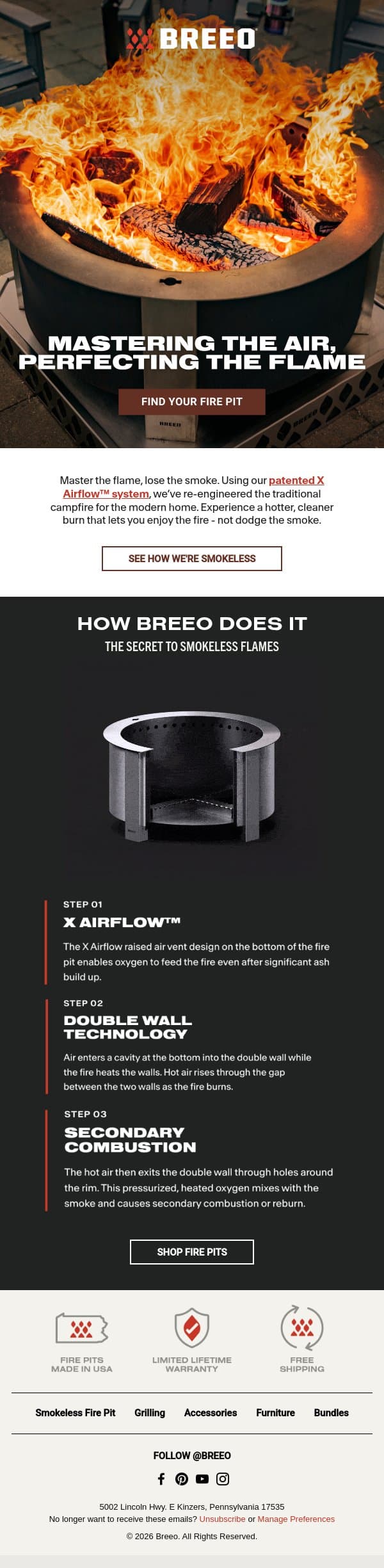 The Science of Smokeless: How Breeo Works email from Breeo screenshot