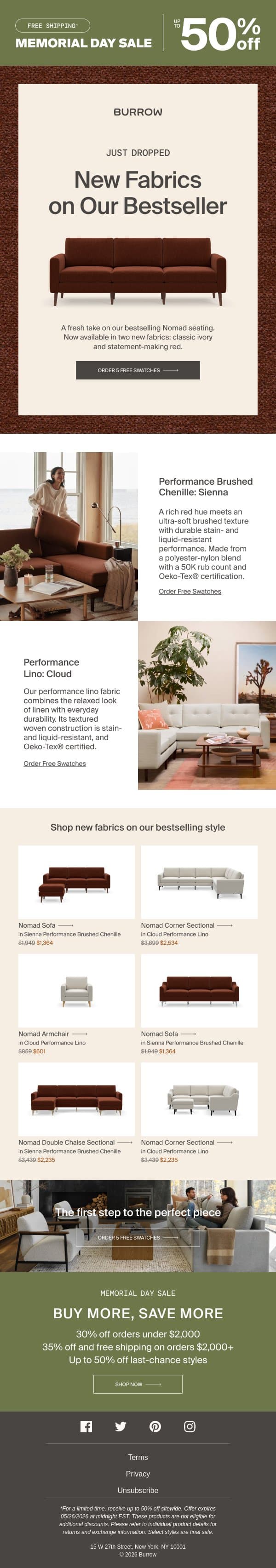 Meet Nomad’s newest look email from Burrow screenshot
