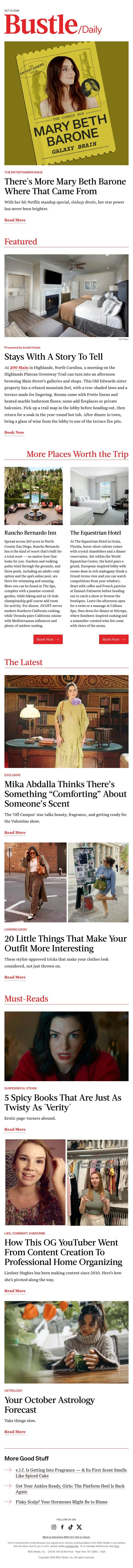 A Pro Stylist Shares 20 Easy Tricks For Making Your Outfit More Interesting email from Bustle screenshot