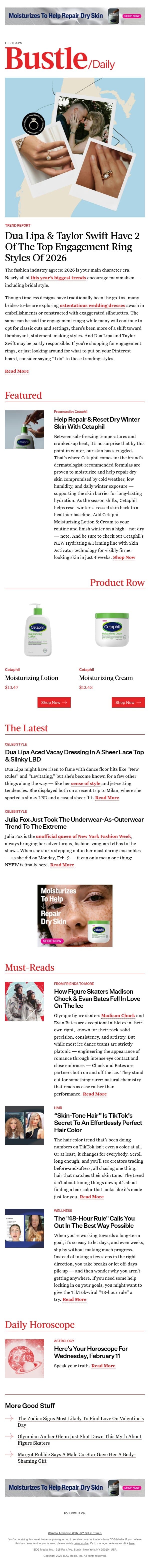 Dua Lipa Aced Vacay Dressing In A Sheer Lace Top & Slinky LBD email from Bustle screenshot