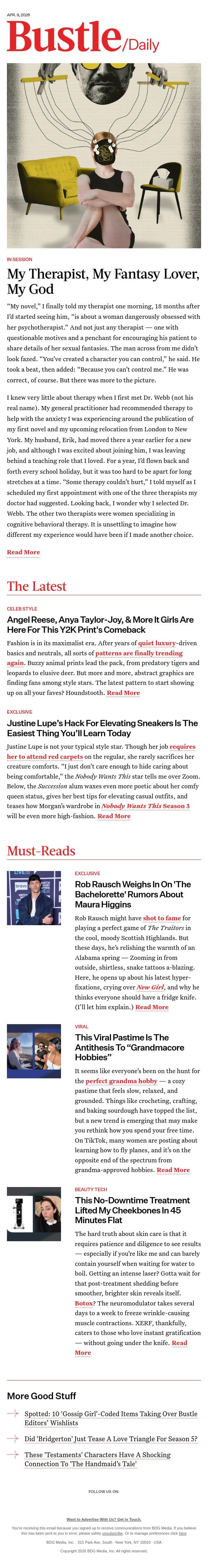 Angel Reese, Anya Taylor-Joy, & More It Girls Are Here For This Y2K Print's Comeback email from Bustle screenshot