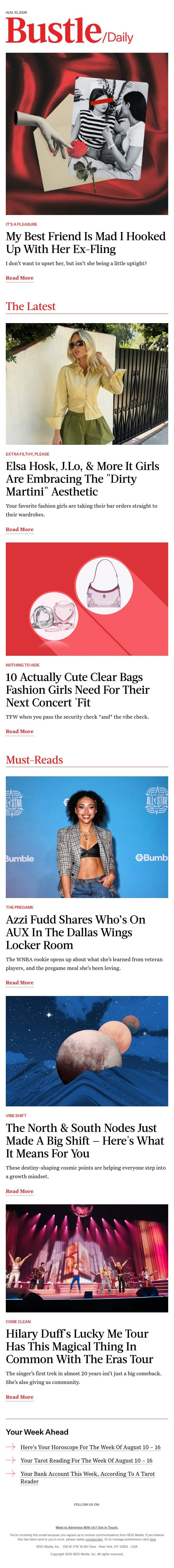 Elsa Hosk, J.Lo, & More It Girls Are Embracing The "Dirty Martini" Aesthetic email from Bustle screenshot
