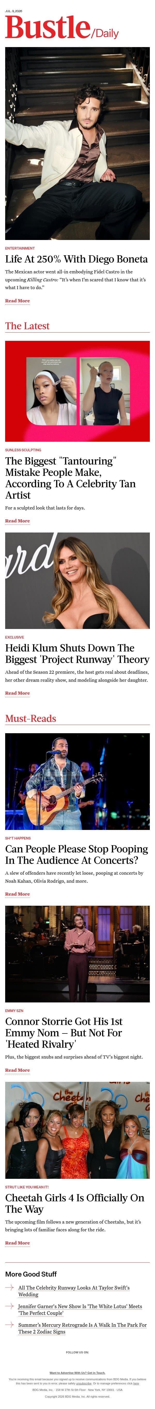Can People Please Stop Pooping In The Audience At Concerts? email from Bustle screenshot