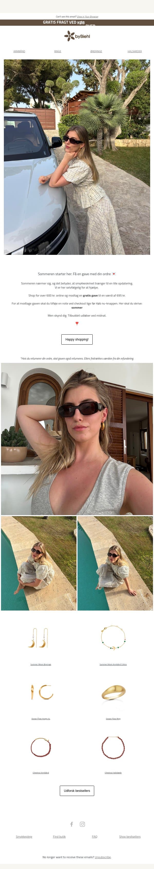 Vil du have mulighed for at få en gave? 🧚 email from ByBiehl screenshot
