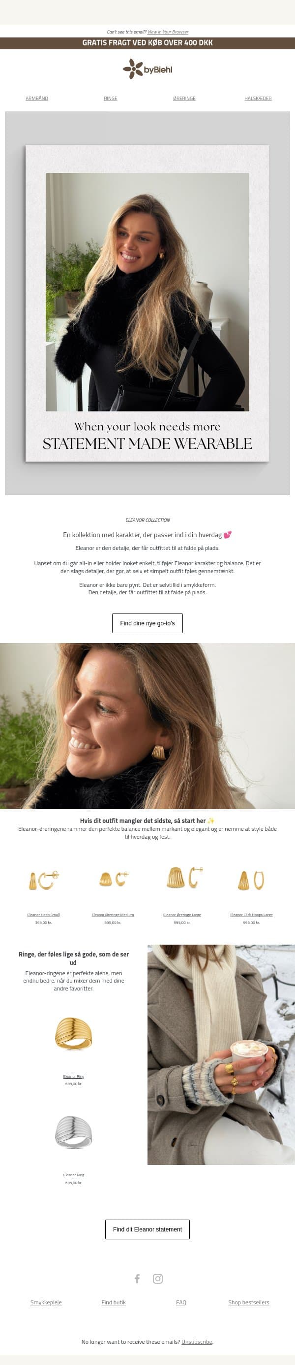 Et statement smykke, du kan bruge igen og igen 💅 email from ByBiehl screenshot