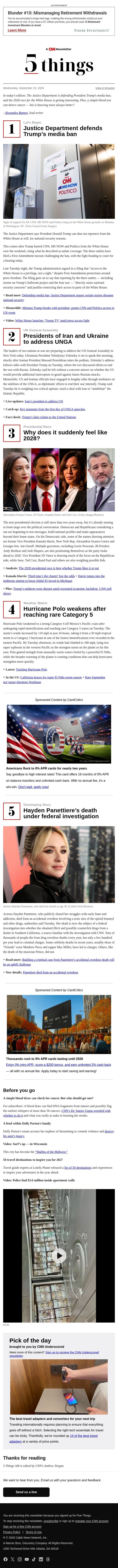 Trump’s media ban heads to court email from CNN screenshot