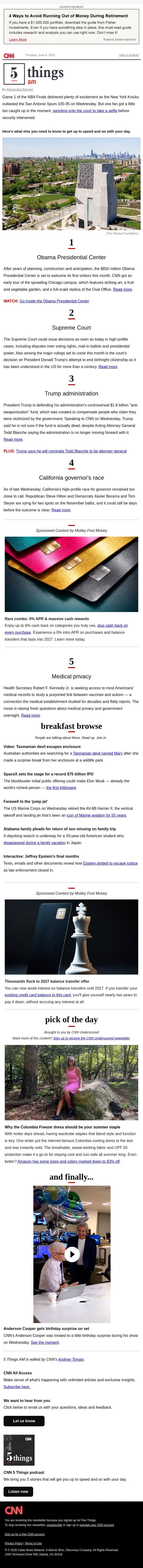 First look inside the Obama Presidential Center email from CNN screenshot