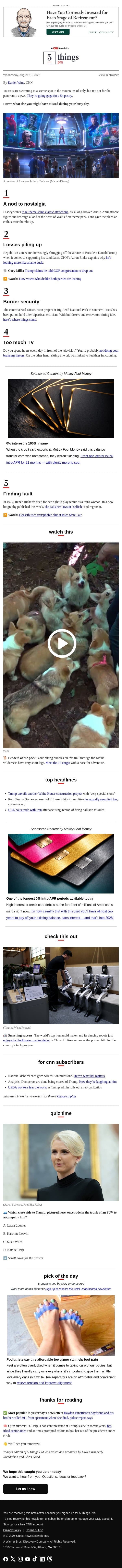 Disney's nod to nostalgia, controversial project, follow the corgis email from CNN screenshot