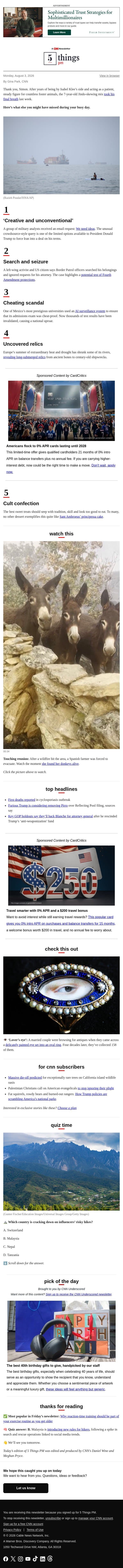 Military crowdsourcing, cheating scandal, uncovered relics email from CNN screenshot