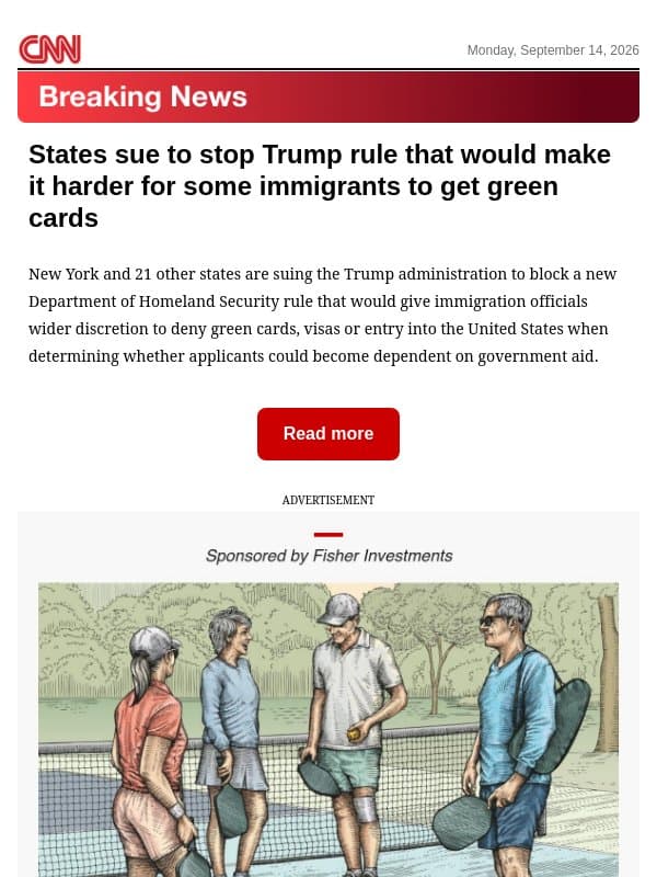 States sue to stop Trump rule that would make it harder for some immigrants to get green cards email from CNN
