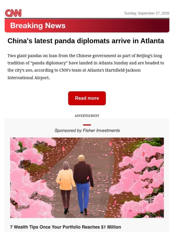 China's latest panda diplomats arrive in Atlanta email from CNN