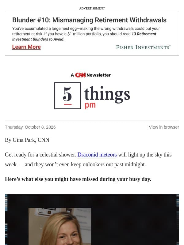 Postpartum OCD, airport megahub, celestial event email from CNN
