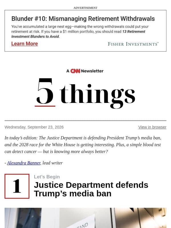 Trump’s media ban heads to court email from CNN
